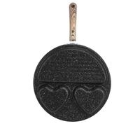 Haofy La Colazione Si Rompe Divisa Anti -pane: Uova di Uova di di Ferro Pelle per Riscaldamento Rapido e Persino Cucinare Nella Interna (rosso)