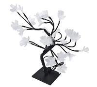 Haofy Lampada per Albero a Fibra Ottica da 24 LED Alimentata Tramite USB con Luce Calda per la Decorazione Domestica, Rami Artificiali Flessibili per Esposizione Festosa, Decorazione del Giardino,