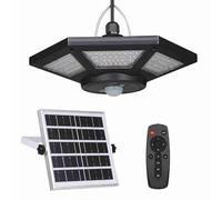 Haofy Lampada per Pendenti Ad Alimentazione Solare, Luce da Garage del Sensore di Movimento 360leds con Telecomando, Design Diviso, 5 modalità di Illuminazione, IP65 Impermeabile per Balcone Cortile