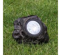 Haofy Lampada Solare da Giardino a LED Pannelli Solari Ad Alta Conversione a Forma di Pietra Imitazione