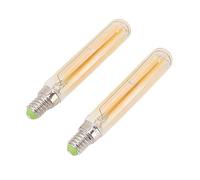 Haofy Lampadina Tubolare LED T20x120 4W E14 2300K Luce Calda - Filamento Vintage Senza Sfarfallio Risparmio Energetico 25000 Ore Confezione da 2 per Camera da Letto, Soggiorno, Illuminazione da