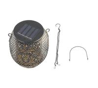 Haofy Lanterna Solare da Esterno, Lanterna Scavata Ad Energia Solare per la Decorazione del Cortile del Giardino del Patio