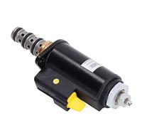 Haofy L'elettrovalvola della Pompa Idraulica Controlla in Modo Efficiente L'escavatore per CAT 320B E320C E320D 14x5.5x3.5cm Acciaio Inossidabile