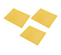 Haofy L'esclusione della Protezione della Regina delle Api di Plastica Separa un Alveare Ordinato Facile Raccolta di, Strumenti di Rete di 3pc per Apicoltura, Giallo, Giallo