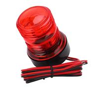 Haofy Luce di Navigazione per Barche Luce di Ancoraggio a LED, Base PA Paralume PC di Poppa Rossa a 360° 12V 24V IP66 2NM per Barche a Vela Yacht Sotto i 39,4 Piedi