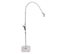 Haofy Luce di Prolunga per Ciglia Rapida, Interruttore a Pedale LED Indurimento a LED, Rotazione di 180 ° Dell'angolo di Coda Flessibile, Altezza -barra Regolabile per Salone per Unghie (WHITE)
