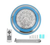 Haofy Luce per Piscina a LED, Luce Impermeabile RGB con Telecomando 12V per Piscine e Acquari di Hotel (54W)