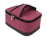 Haofy Lunch Box Termico Riscaldato 12V 110V Acciaio Inossidabile 1.5L Portatile per Auto Ufficio - Scaldavivande Elettrico con Riscaldamento USB Controllo Costante della Temperatura Borsa da