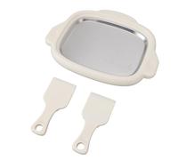 Haofy Macchina per Rotoli di Gelato, Piastra Fredda Istantanea in Acciaio Inossidabile per Gelato e, Divertente attività Familiare per Bambini (WHITE)