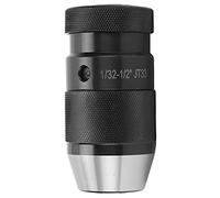 Haofy Mandrino per Trapano Strumento di Serraggio Autoserrante Ad Alta Precisione per Trapano da Banco Piccolo o a Mano 1/32-1/2 JT33 40CR