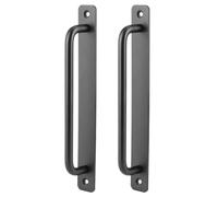 Haofy Maniglie per Porte Scorrevoli in Lega di Alluminio da 2 Pezzi, Maniglie per Armadi Durevoli per Porte di Fienili e Armadi, Dimensioni 212x40x25 Mm per Casa e Ufficio