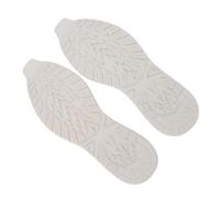 Haofy MATERIALE di Sostituzione della Suola in Gomma NON SLIT NON SLIT IMPORTANTE FUNZIONE MATERIALE PER SOLE (L Bianco)