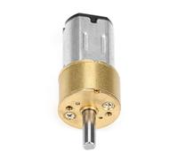 Haofy Micro Motoriduttore Metallico Piccolo Motore Antipolvere per Robot Fai da Te 6V Scatola Ingranaggi Motore per Serrature Elettroniche, Macchinine, Robot e Auto da Localizzazione (6 V 100