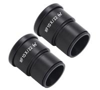 Haofy Microscopio Ad Angolo Largo 10 Compartimenti Permanente Okular con Rivestimento Ottico Avanzato per un Esame Dettagliato, 2pcs