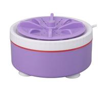 Haofy Mini Lavatrice a Efficiente Lavanderia Compatta Lavatrice per Piccoli Vestiti e Frutta per la contabilità di Viaggio USB USB (PURPLE)