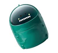Haofy Mini Simpatico Cestino da Tavolo in Plastica, Materiale Ecologico per Tavolino da caffè, 1 Pezzo (S verde)