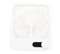 Haofy Mini Ventilatore da Tavolo Portatile Silenzioso Ventilatore da Tavolo USB Bianco Piccolo Portatile da Crociera da Alimentato a Batteria