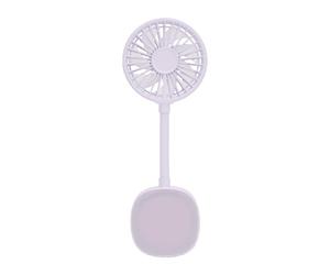 Haofy Mini Ventilatore Magnetico per Telefono con Collo Flessibile a 360°, Motore Silenzioso a 3 velocità, Batteria da 900 MAh, Profilo Sottile da 0,6", per Viaggiatori, Utenti in Ufficio,