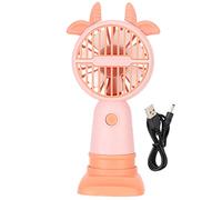 Haofy Mini Ventilatore Portatile Ventilatore Tascabile Ricaricabile Tramite USB Piccolo Portatile per attività All'aperto per Uso in Ufficio (PINK)