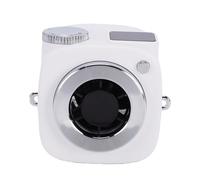 Haofy Mini Ventilatore Ricaricabile Ventilatore da Collo Portatile con Display Digitale a 199 velocità del per Concerti da Ufficio da Viaggio All'aperto da Scrivania (WHITE)