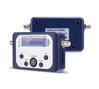 Haofy Misuratore di Ricerca Satellitare 950-2150 MHz, Misuratore di Potenza del Segnale Compatto con Amplificatore Incorporato, Adatto per L'installazione di Un' Parabolica, Dimensioni 5,1x2,6x1,1