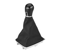 Haofy Mk7 Shift Knob Boot SET SET a 5 velocità Kit di Sostituzione del di Trasmissione, Gigolo in Pelle Artificiale in Stile OEM Manopola Ergonomica per il 2013 2018 7 R32