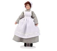 Haofy Modello di Bambola in Porcellana di Simulazione, Ornamento di Servo Chef di Casa delle Bambole in Miniatura, di Compleanno Unico per Bambini, Divertente Giocattolo Interattivo (cuoco)