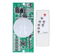 Haofy Modulo Controller per Lampione Stradale a Induzione del Corpo Umano con Telecomando da 3,2 V / 3,7 V, per Luci da Giardino per Lampioni Fai da Te
