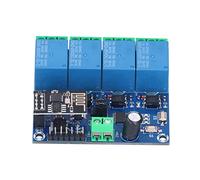 Haofy Modulo relè WiFi a 4 con Trasmissione Stabile per di Controllo Smart Home App Interruttore di Controllo Remoto per Portata 100 M per L'automazione Domestica (5V)