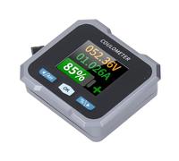 Haofy Monitoraggio della Batteria Intelligente 1,8 -Pollici -Multi Funzione di Visualizzazione per łódź RV 50A 10-100 V BT Volter per Campeggiatori, Automobili, Barche, Motocicli Elettrici
