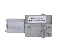 Haofy Motoriduttore a Vite Senza Fine DC 12V a Doppio Albero Interamente in Metallo per Applicazioni di Apertura di Finestre, Porte e Micro Verricelli (30RPM)