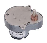 Haofy Motoriduttore con Albero di Uscita Eccentrico in Ottone e Alluminio DC12V per Piccolo Argano con Resistenza Alle Alte Temperature