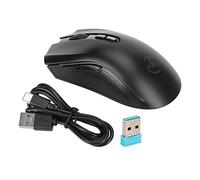 Haofy Mouse da Tavolo 30IPS 4800FPS per Computer Portatile Ultra Sottile Plug And Play Design Ergonomico Mouse da Viaggio Wireless 800-4800 DPI 2.4G (#1)