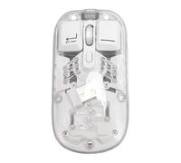 Haofy Mouse Wireless Transparente con Connessione Dual Mode BT5.0 Sensore Regolabile 3 Livelli per Ufficio, Lavoro Domestico, Gaming Leggero per Office, Studio, Casa