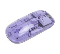 Haofy Mouse Wireless Trasparente con Connessione Dual Mode BT5.0 Sensore Regolabile 3 Livelli Illuminazione RGB Mouse per Ufficio, Lavoro Domestico, Gaming Leggero