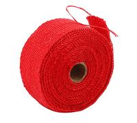 Haofy Nastro Isolante per Avvolgimento Termico dello Scarico con Elevata Resistenza Alla Corrosione per Auto e Moto, Resistente Al Calore 1800 ℉ per Tubi di Scarico, Scaldabagni a Gas, Dimensioni