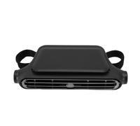 Haofy Nella Ventola di Raffreddamento Ricaricabile USB, Ventola dei Sedili per Auto di Design Senza Lama con più velocità del Forte compatibilità, Flusso d'aria Rinfrescante, Facile (BLACK)