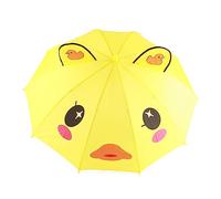 Haofy Ombrello per Bambini, Ombrello per Bambini in Plastica e Acciaio con Orecchie di Animali dei Cartoni Animati, Tettuccio da 58,5 Cm di Lunghezza 77 Cm, Automatico da Pioggia Soleggiata per