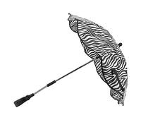 Haofy Ombrellone pare- per poussette, parapluie per poussette, protezione UV per poussette (strisce zebra)