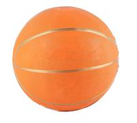Haofy Palla da Basket per Bambini in Gomma di Misura Precisa, Durevole, Strutturata Granulare, per Bambini, Arancione, con Bordi Dorati