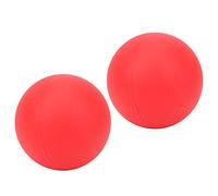 Haofy Palla da Massaggio in Gel di Silice da 2,4 Pollici, 2 Pezzi, per Alleviare il Dolore, Palla da Fitness per Yoga con Terapia dei Punti Actuator, Durevole (rosso)