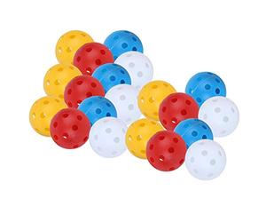 Haofy Palline da per Pratica, Palline da Allenamento in Plastica, 41 Mm, Multicolore, Sport Indoor e Outdoor, Set per e Tennis