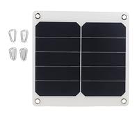 Haofy Pannello Solare Pieghevole da 15 W con Celle - Caricatore Solare Portatile con Efficienza Superiore al 22%, Doppia Uscita USB da 5 V per Campeggio, Escursionismo all'aperto