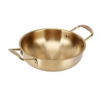 Haofy Pentola per Ramen in Acciaio Inossidabile, Design Compatto e Leggero per un Riscaldamento Rapido e Uniforme su Fornelli a Induzione a Gas, capacità di 1,5 Litri, Scrivania da Ufficio,