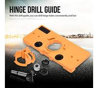 Haofy per Alesatura con Cerniera da 35 Mm Set di Strumenti per il Posizionamento Accurato dei Fori Pratica Foratura Adatta per Materiale Plastico Tecnico con Cerniera da 35 Mm