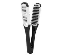 Haofy Pettine con Pinza a Forma di V, Pettine per Lisciare i Capelli, Impugnatura Ergonomica per Capelli Lisci e uno Styling Facile a Casa