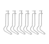Haofy PI PASTO PASTO PERCHITÀ FORMAZIONE/Porta in Acciaio Inossidabile, 30pc Morsetti di Fissaggio a Molla, Buona elasticità, Lunga Durata di Servizio per Giardini, Piante (Φ11mm adatto)