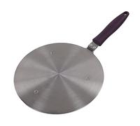 Haofy Piastra Adattatore a Induzione da 7 Pollici in Acciaio Inossidabile con Diffusore di Calore Cottura Uniforme - Adattatore Universale per Pentole per Pentole in Ghisa e Ceramica su Piani (20#)