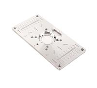 Haofy Piastra Ribaltabile per Rifilatrice in Lega di Alluminio con Scala Chiara per un Confronto Intuitivo delle Operazioni Piastra di Inserimento Tabella Guida di Fresatura e Pratica per gli