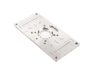 Haofy Piastra Ribaltabile per Rifilatrice in Lega di Alluminio con Scala Chiara per un Confronto Intuitivo delle Operazioni Piastra di Inserimento Tabella Guida di Fresatura e Pratica per gli